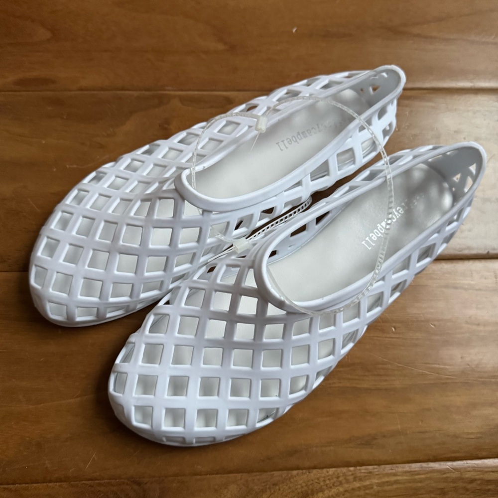 NWT Jeffrey Campbell Jellz Matte Jelly Slip On Flats Sz 8 ( no original box) - Picture 4 of 9